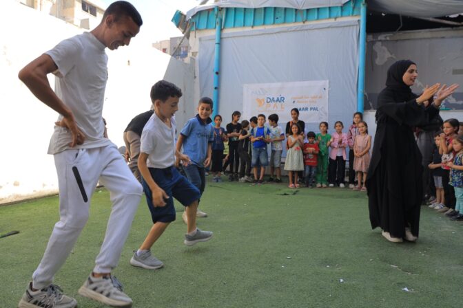 A Blackboard in a Tent… How DAAR PAL Restored Hope for 150 Students